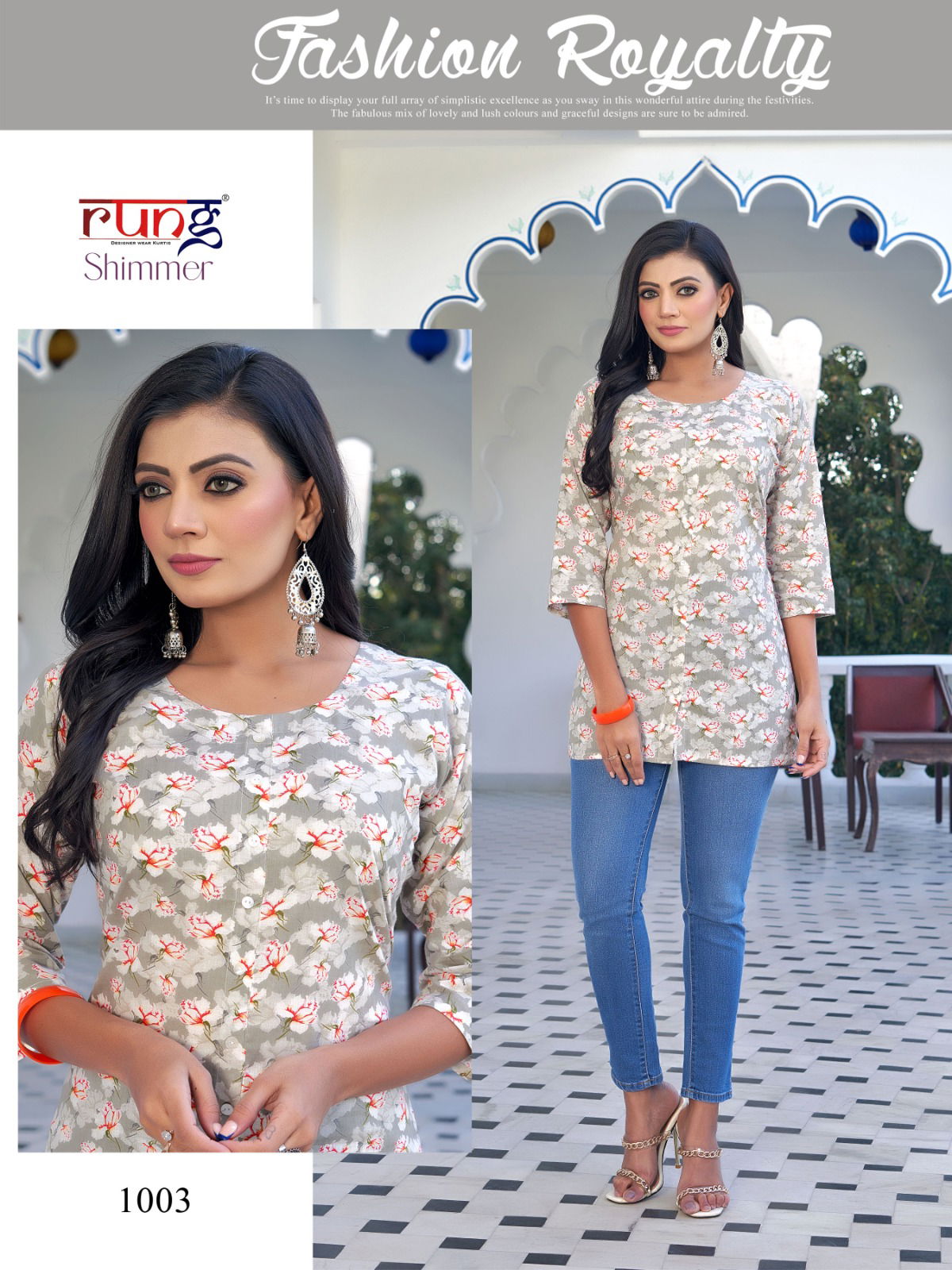 Shimmer By Rung Cotton Printed Ladies Top Wholesalers In Delhi